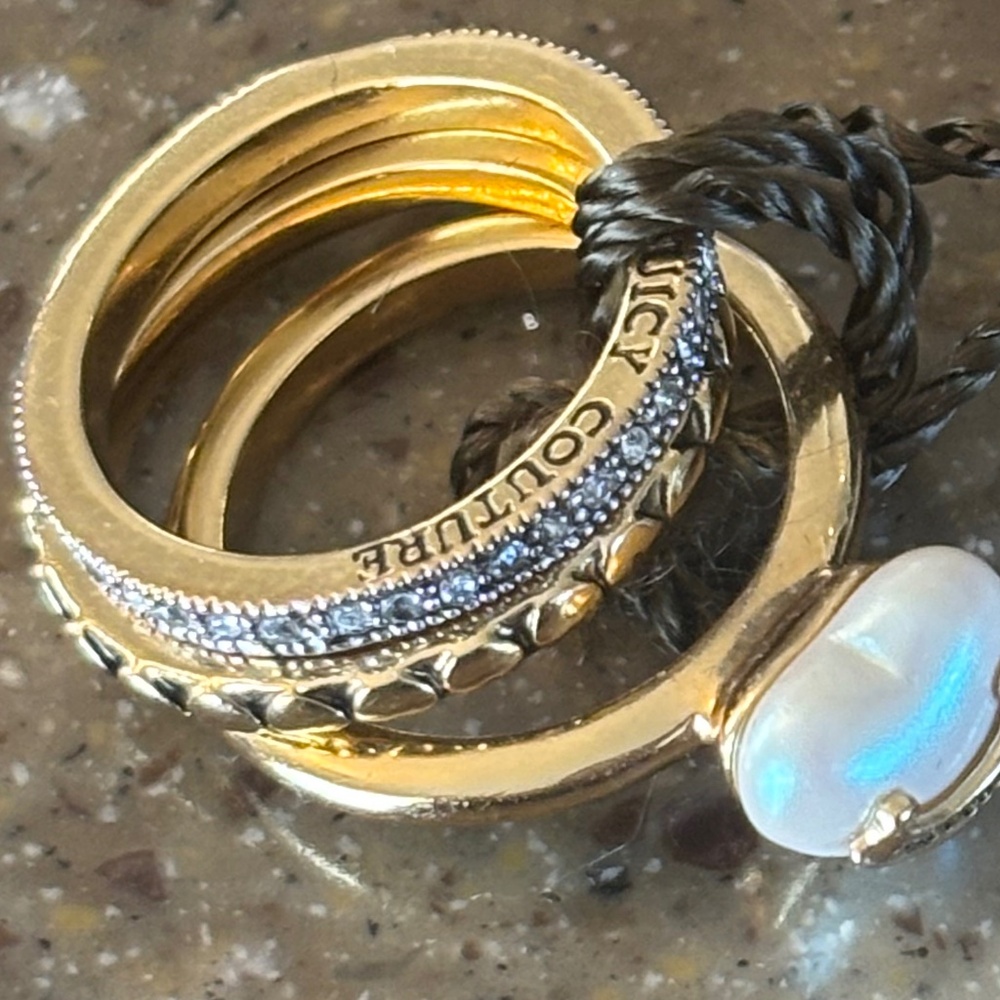 Vintage Juicy Couture Ring Set